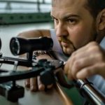 Sextant - Ships Second Officer Looking at the Sextant
