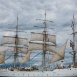 Regattas - Gray Galleon Ship on Water