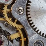 Gear - Gray and Gold Steel Gears